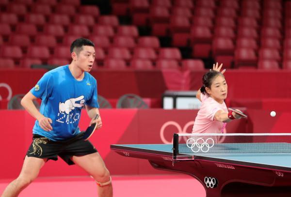 中国乒乓球队赛前训练-7.jpg